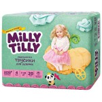 Подгузники-трусики для девочек, Milly Tilly (Милли Тилли) 7-10 кг №20 Макси 4