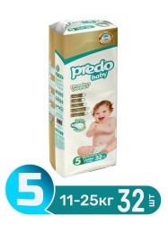 Подгузники детские, Predo (Предо) р. 5 junior (11-25 кг) №32 бэби