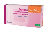 Лортенза, табл. п/о пленочной 5 мг+50 мг №30