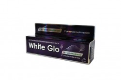 Зубная паста, White Glo (Вайт Гло) 24 г отбеливающая 2 в 1 с ополаскивателем